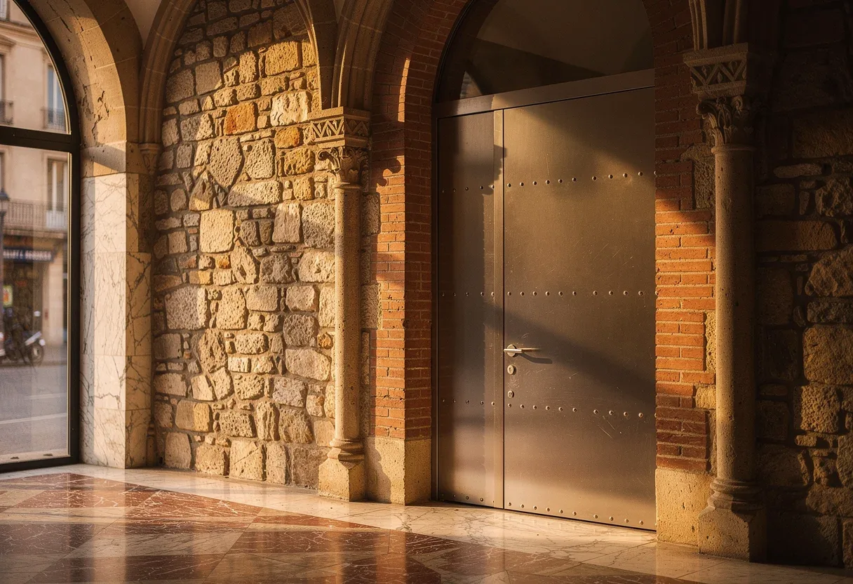 Porte blindée posée dans un immeuble à Perpignan